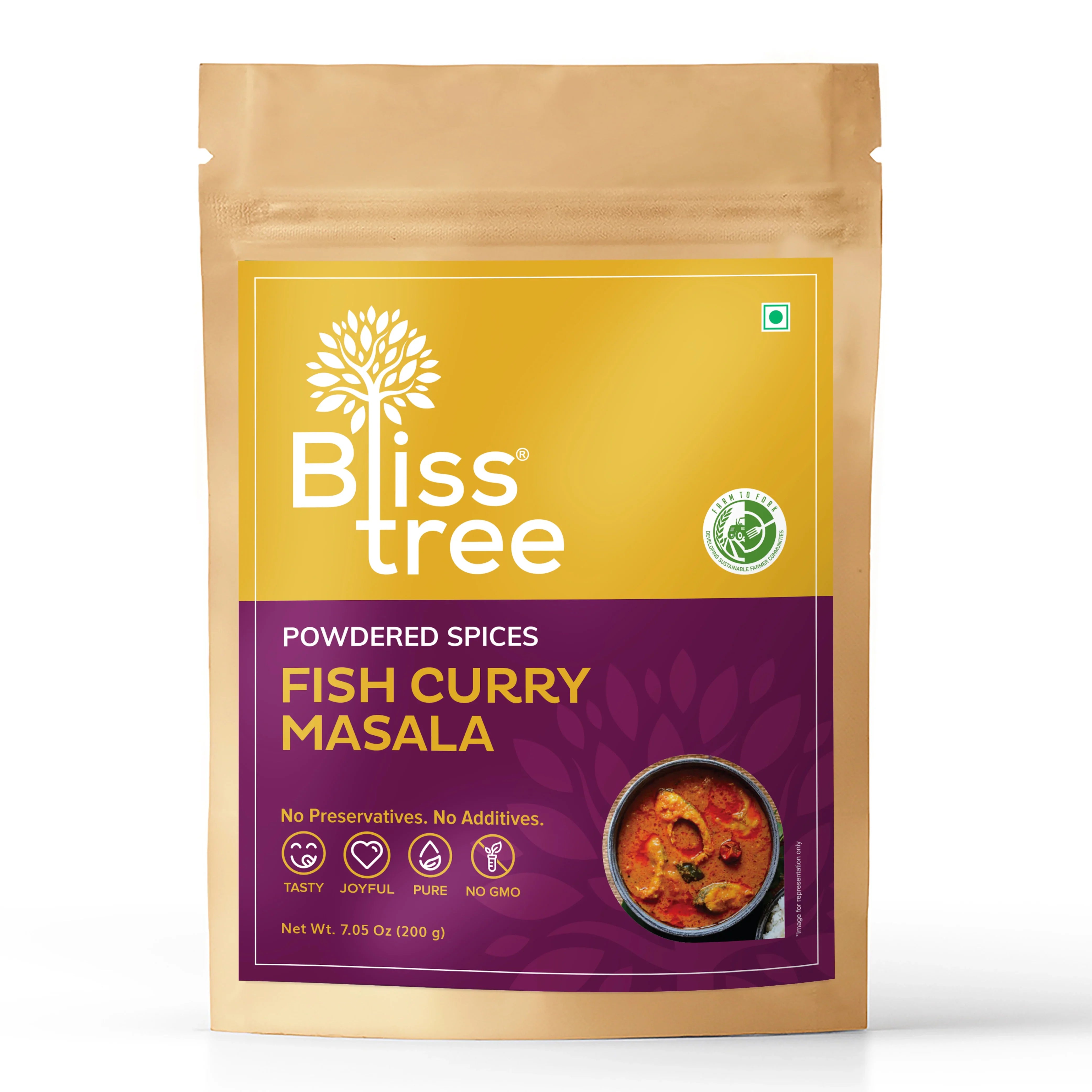 Blisstree Fish Curry Masala - 200g